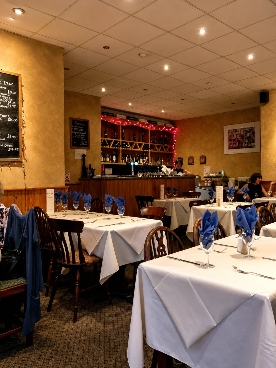 The dining room at Michelangelos